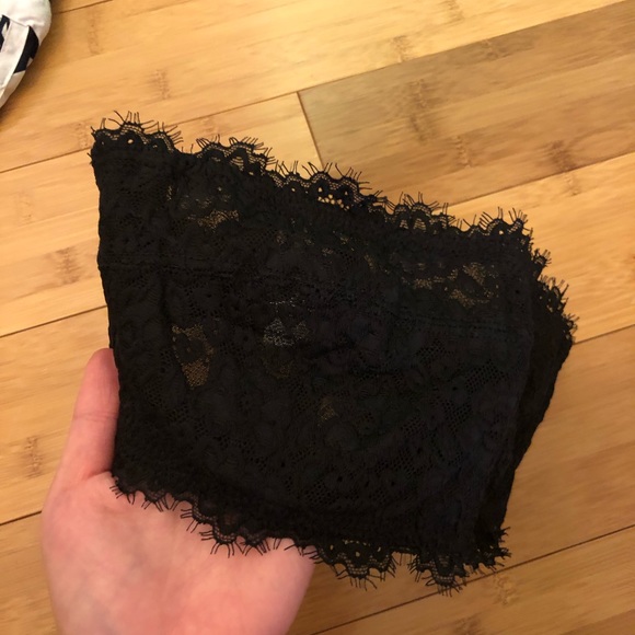 black lace bandeau - AERIE - Picture 4 of 5